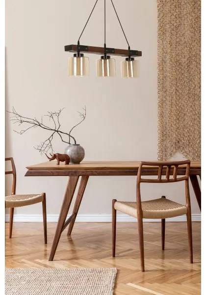 Csillár zsinóron LILA 3xE27/60W/230V