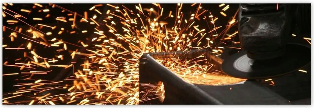 Poszterek 200x66 Hegesztőgép szikra fém