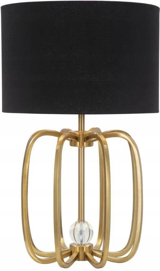 Éjjeli lámpa arany kerettel, Ø 38 cm