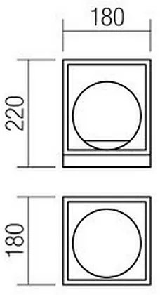 Redo 01-3052 - Asztali lámpa ZODIAC 1xE14/28W/230V