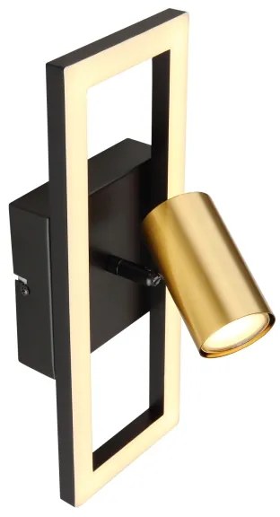 Globo 57032-1- LED Fali spotlámpa MARRIE 1xGU10/5W/230V + LED/12W/230V