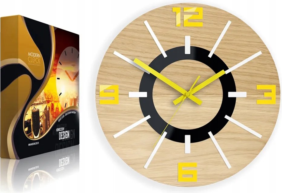 Tölgy Falióra sárga Aladdin 3D csendes