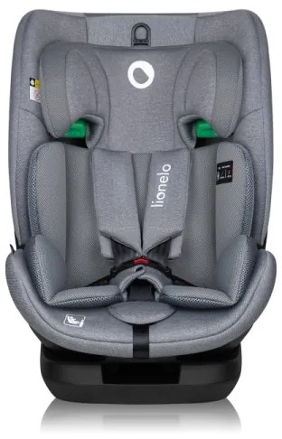 Lionelo - Forgatható autósülés alapzattal LAVENDER i-Size 76-150 cm kőszürke