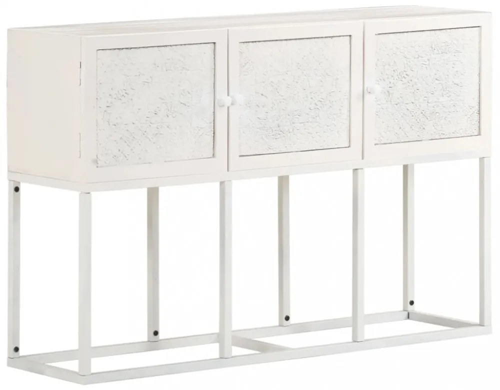 tömör mangófa tálalószekrény 115 x 30 x 76 cm