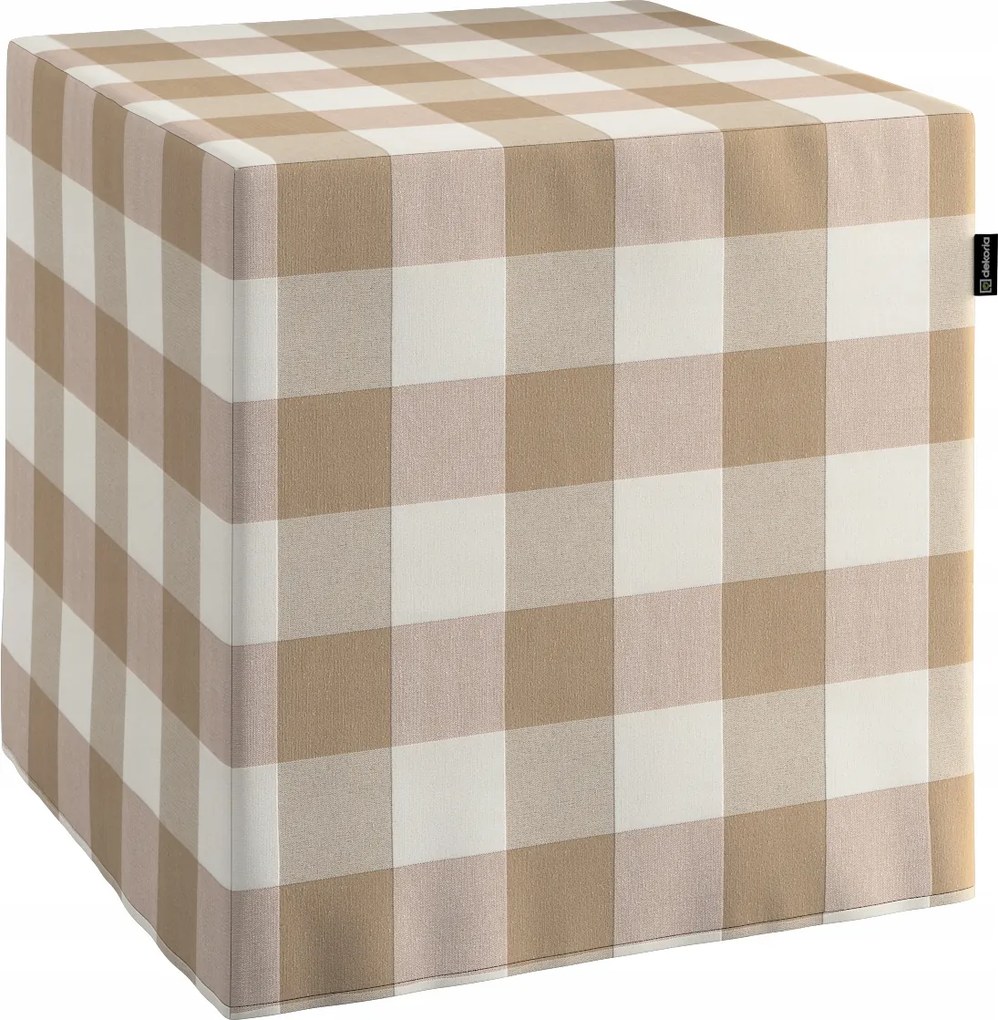 Dekoria Puff kocka bézs