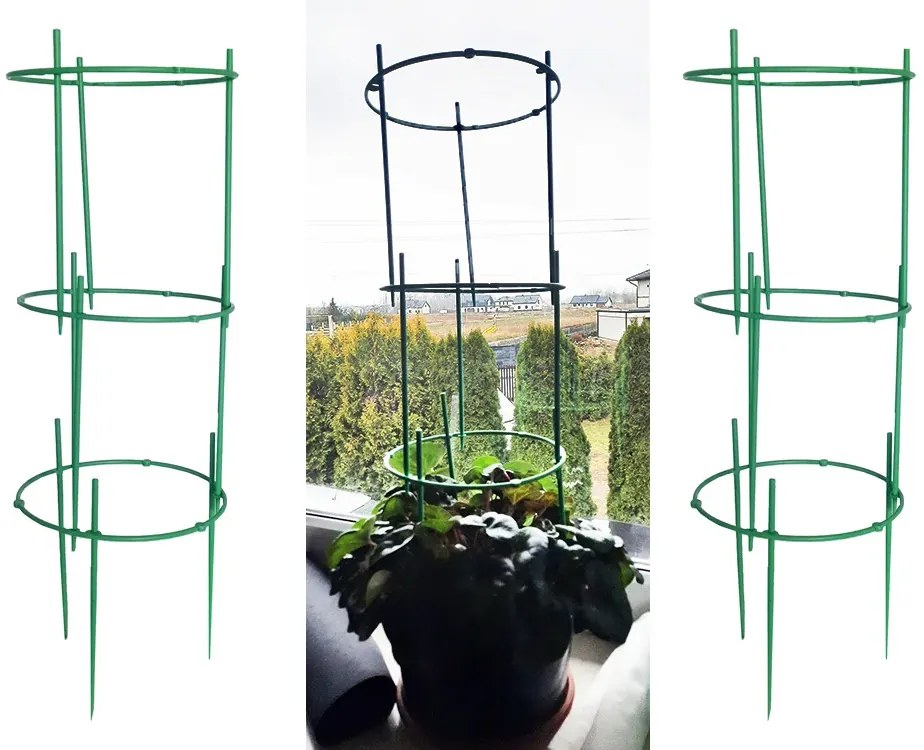 Kör alakú támasz cserepes növényekhez - 3 kör