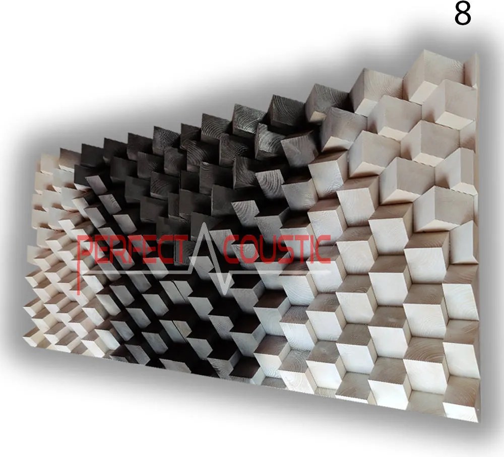 Borovi Fenyő Akusztikus Falpanel 140x70x7cm - 140x70x7cm