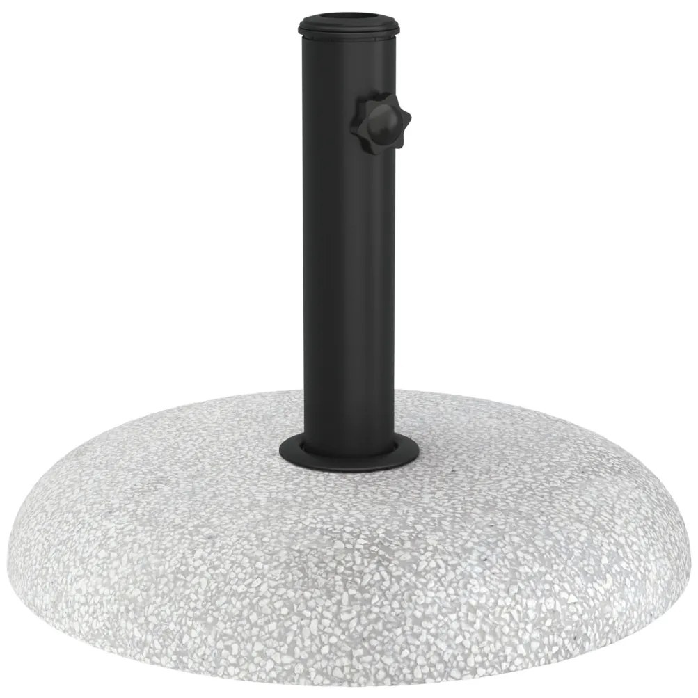 Napernyőalap 37/42/52/58mm oszlopokhoz Világosszürke Beton 20 kg