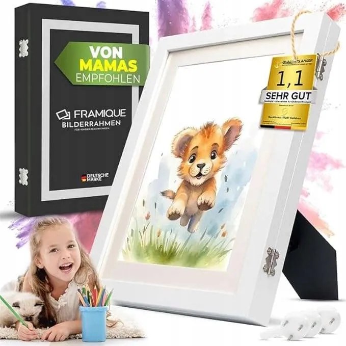 Művészi képkeret rajzokhoz képekhez nyitható 150 lap 33x24 cm