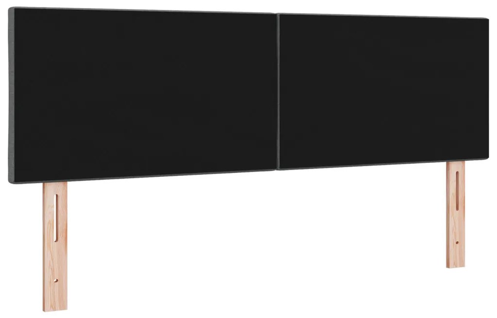 LED Fejtámla Gyémánt Blokkok Design Sötétszürke 160 cm Szövet