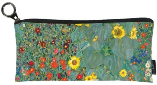 FRI.19029 Tolltartó 19x1,5x9cm, polyester,Kliimt:Kert napraforgókkal