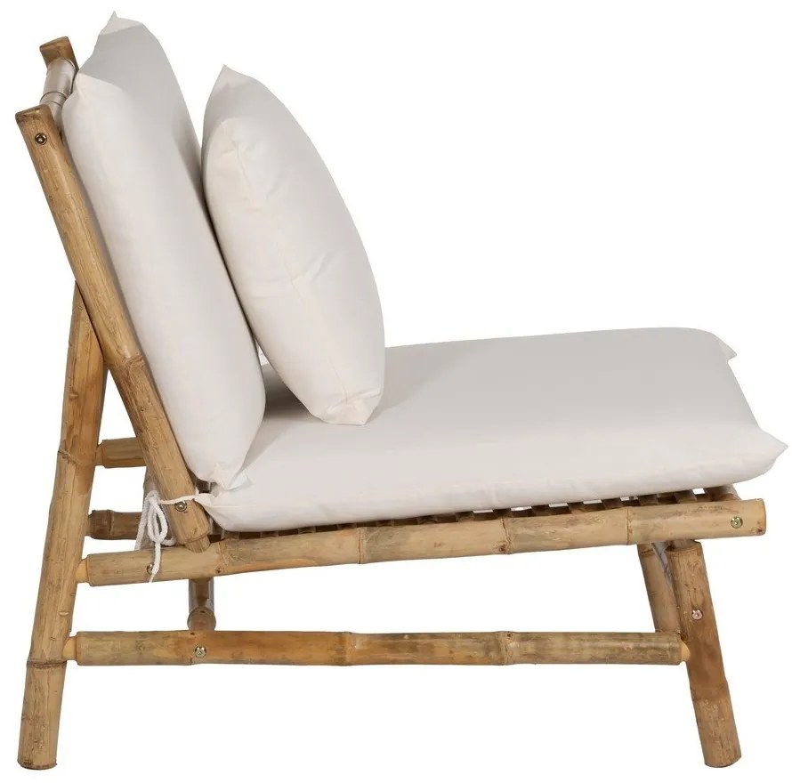 Fehér fotel Bamboo – Ixia