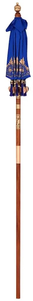 Balinéz Napernyő Kék (90-100) x 260 cm Pamut és tömör fa