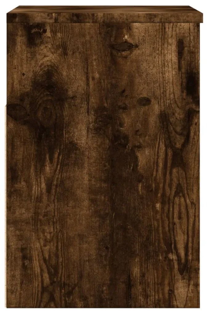 füstös tölgy színű cipőtároló pad 60 x 30 x 45 cm