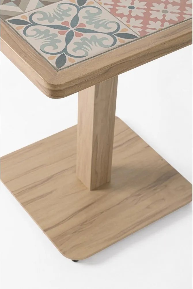 Acél kerti kisasztal 73x73 cm Kalimera – Bizzotto