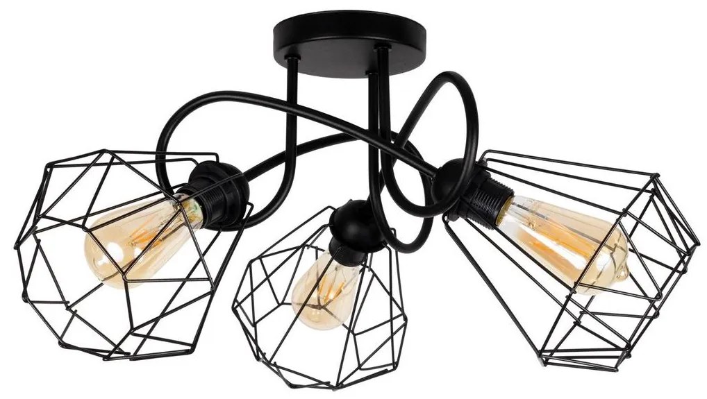 Felületre szerelhető csillár DIAMENT 3xE27/60W/230V