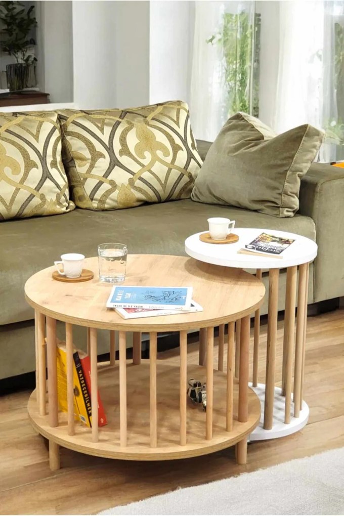 Peka-Set108 - Sapphire Oak, White