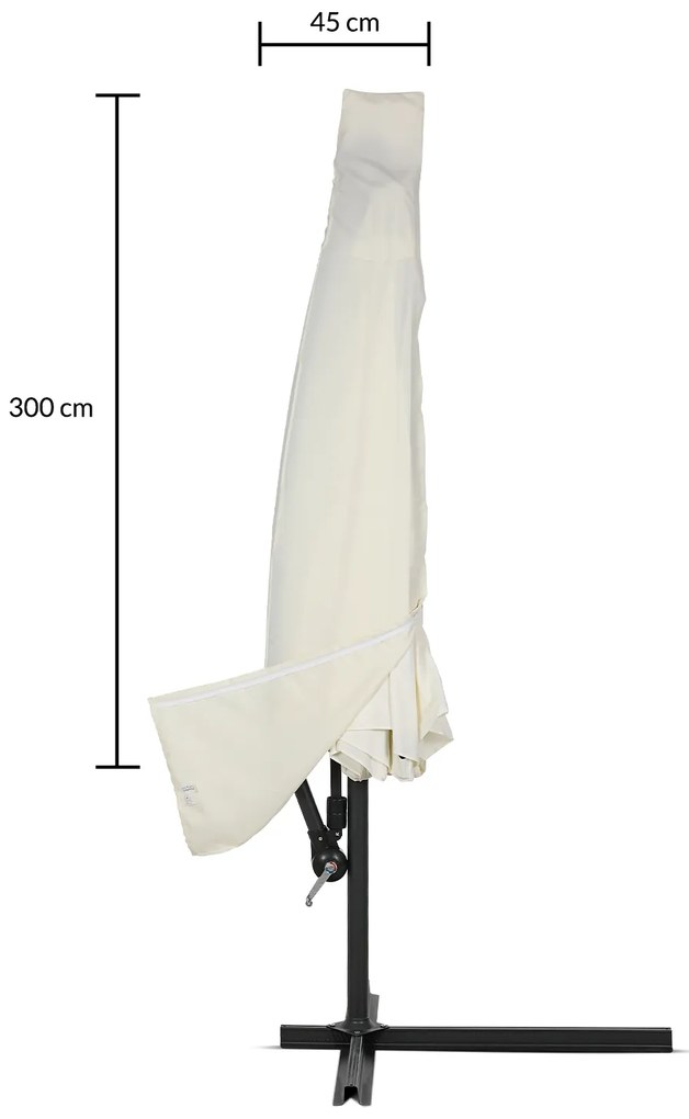 Kingsleeve® Napernyő védőhuzat 3 m - bézs