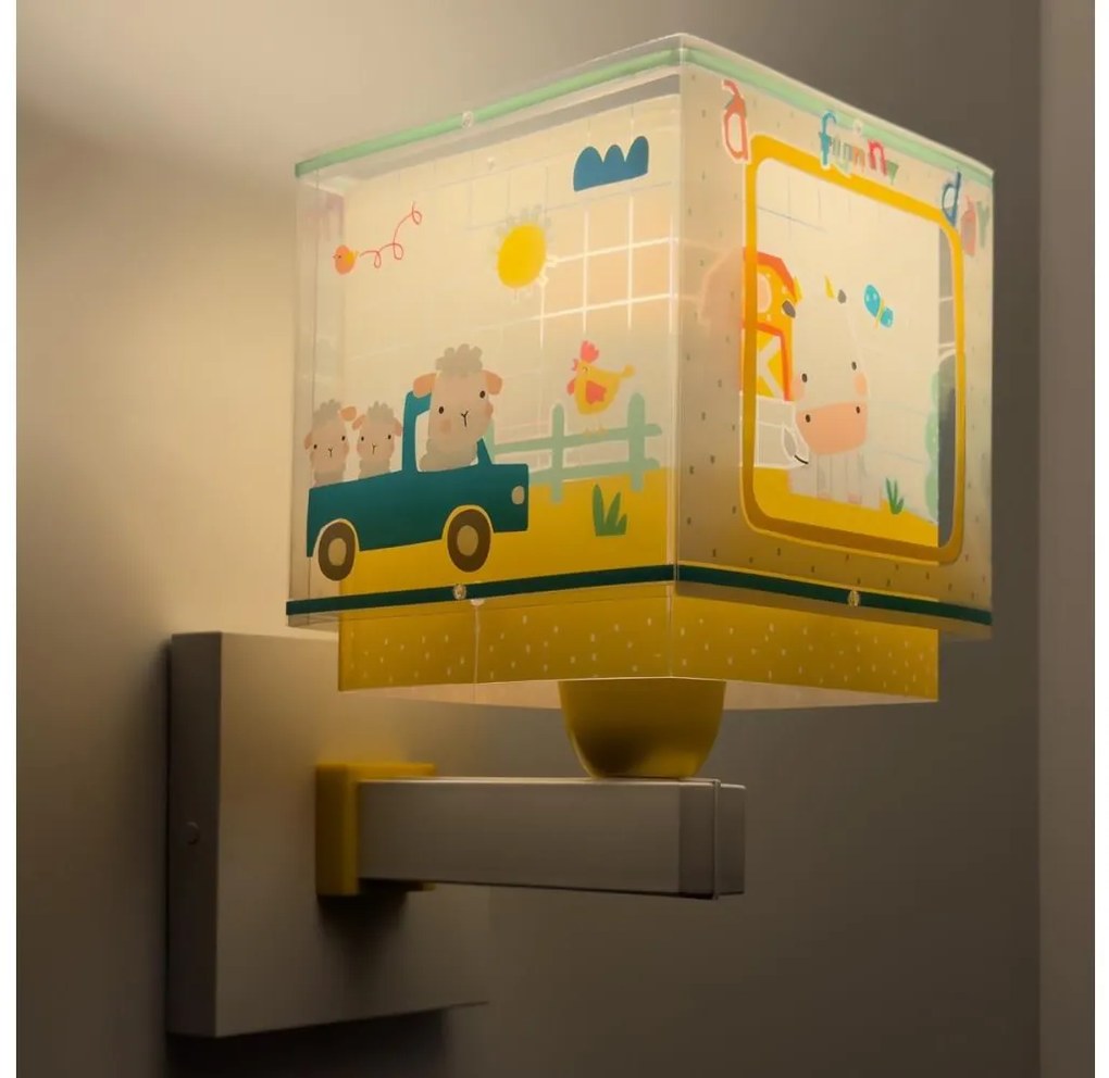Dalber 63409 - Gyerek fali lámpa MY FARM 1xE27/15W/230V
