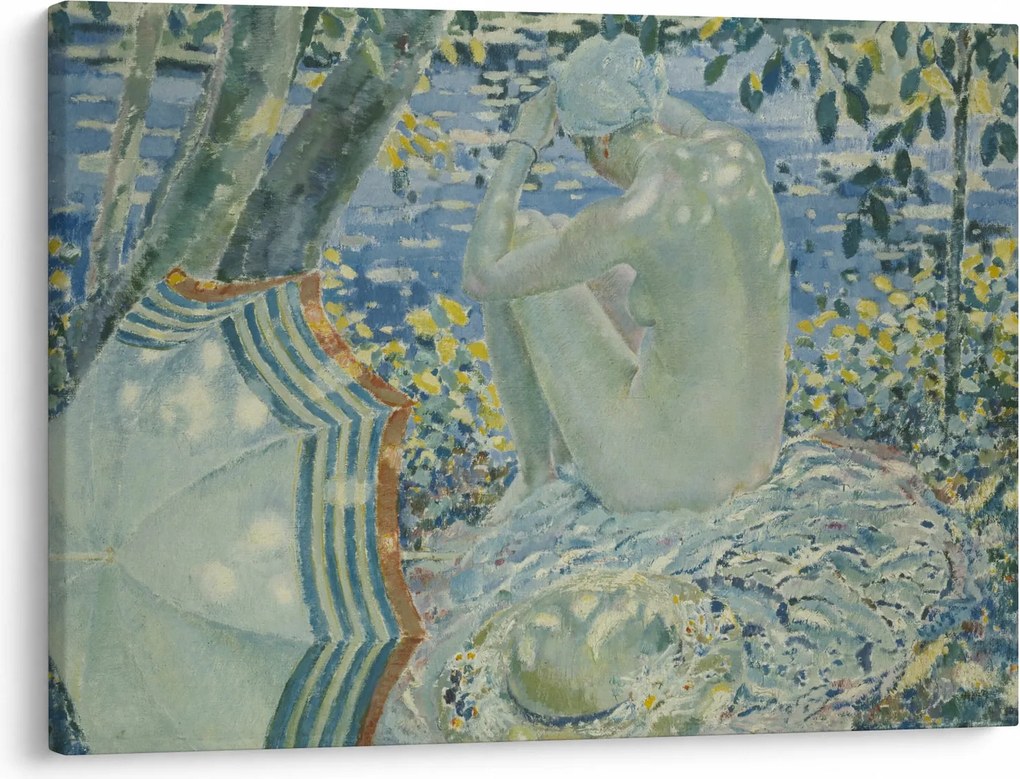 Kép - Frederick Carl Frieseke, On the Bank, reprodukciók (70x50 cm)