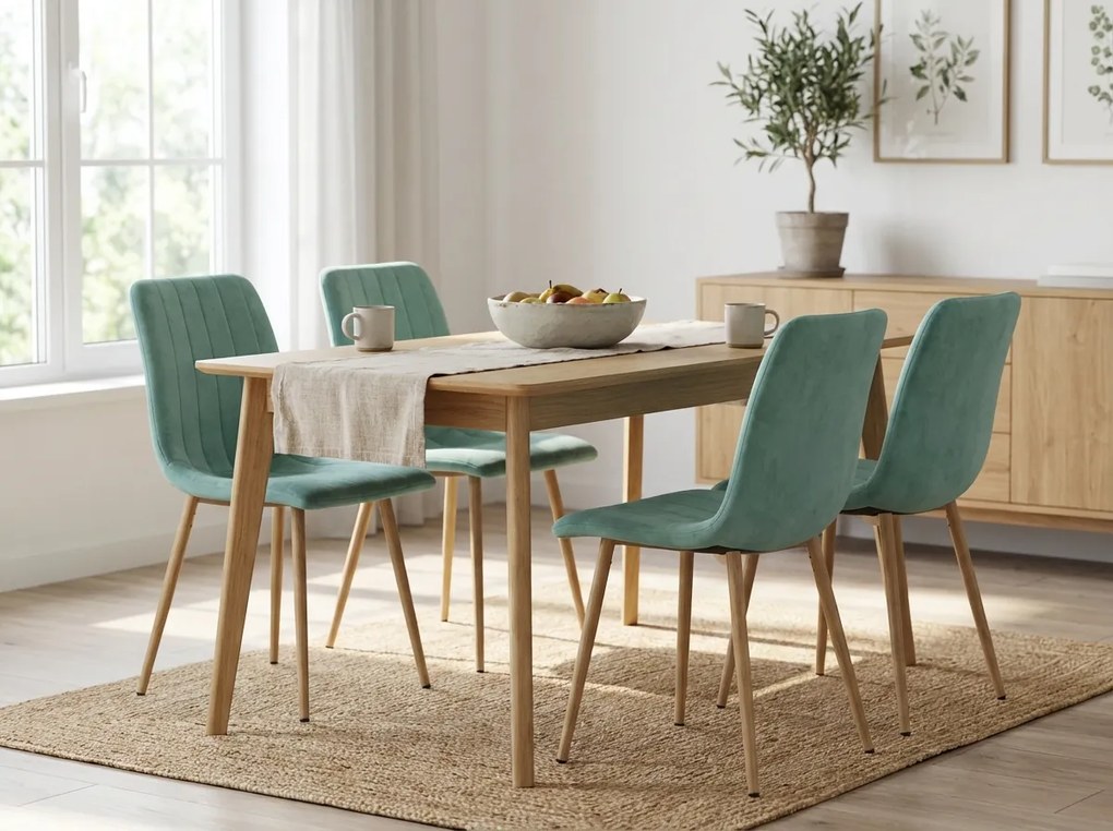 Mentás bársonyszék LAVA AQUA MINT