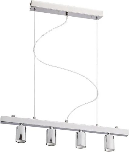 RENDL RALLONG IV függeszték alap króm 230V LED E27 4x15W