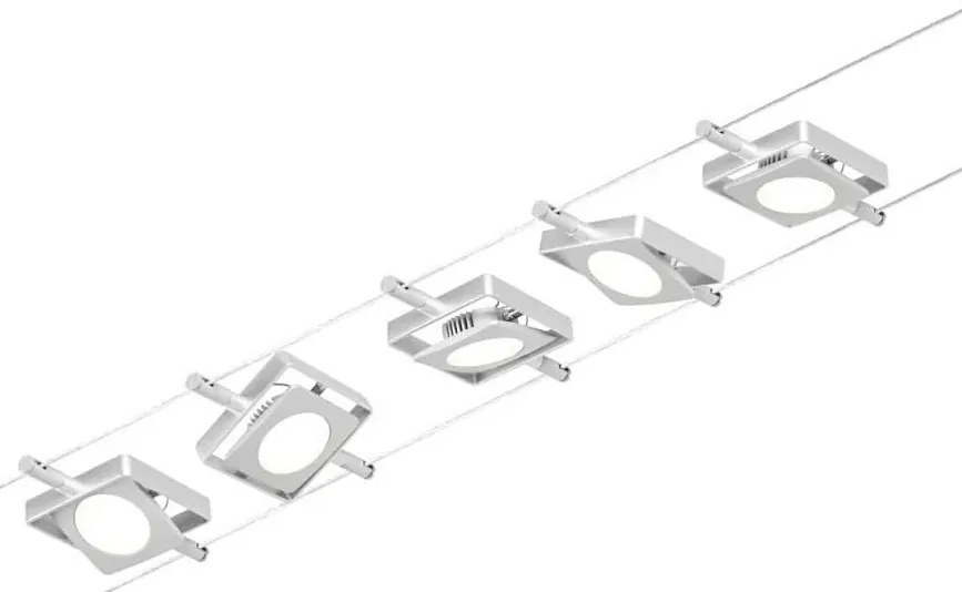 Paulmann 94420 - 5x LED 4,5W MAC spotlámpa 230V matt króm