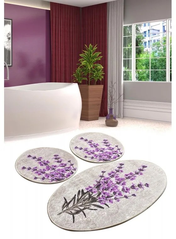 Lavender fürdőszobaszőnyeg 2 darabos szett