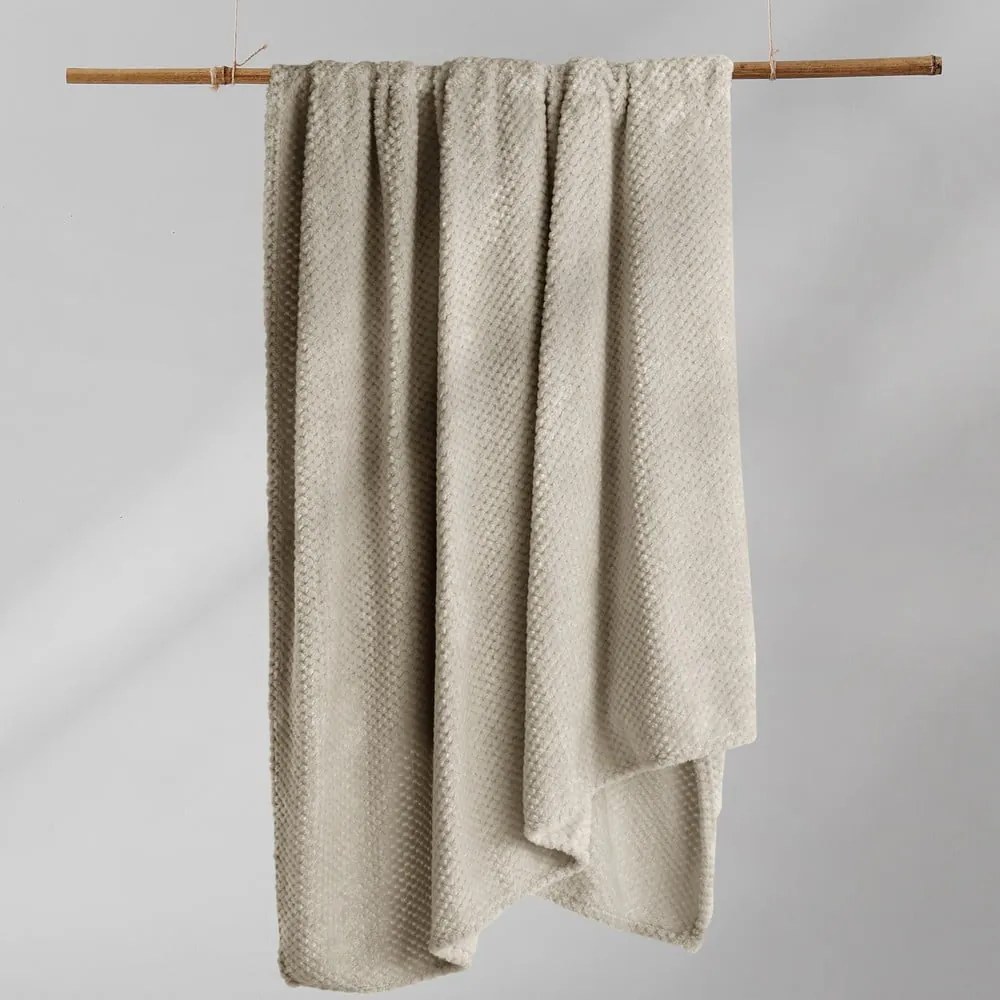 Henry világosbarna mikroszálas takaró, 170 x 210 cm - DecoKing