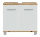 VENOM fürdőszobaszekrény fehér/artisan tölgy