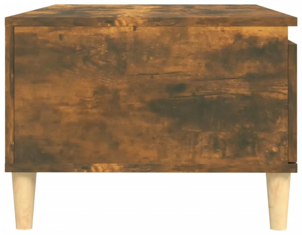 füstös tölgy színű fatermék dohányzóasztal 90x50x36,5 cm