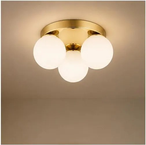 Brilagi - Mennyezeti lámpa MILO 3xE27/60W/230V Ø 35 cm aranyszínű