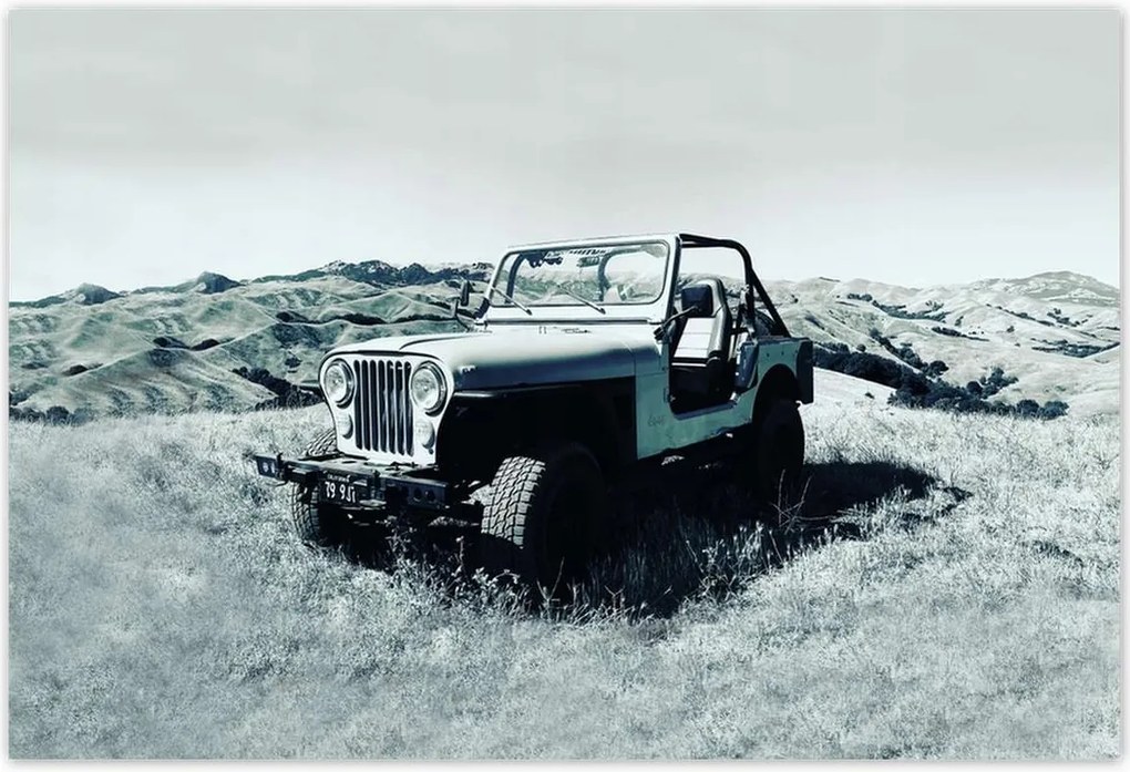 Poszterek 155x105 Jeep Wrangler Retro fotó