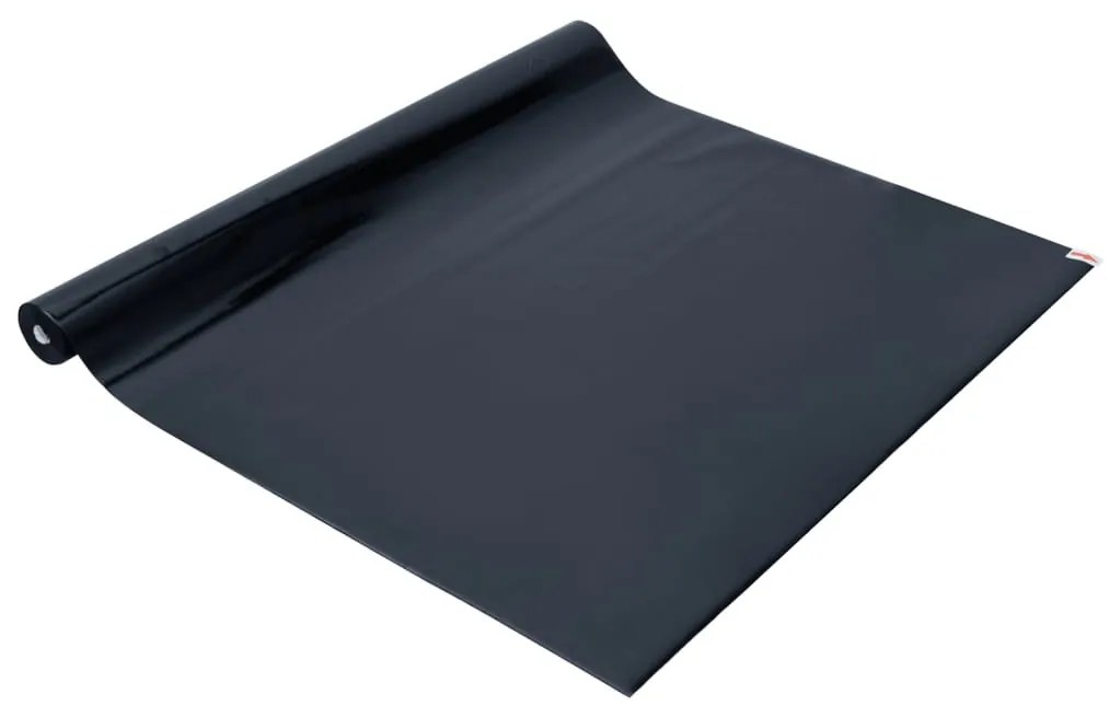matt fekete PVC statikus ablakfólia 45 x 1000 cm