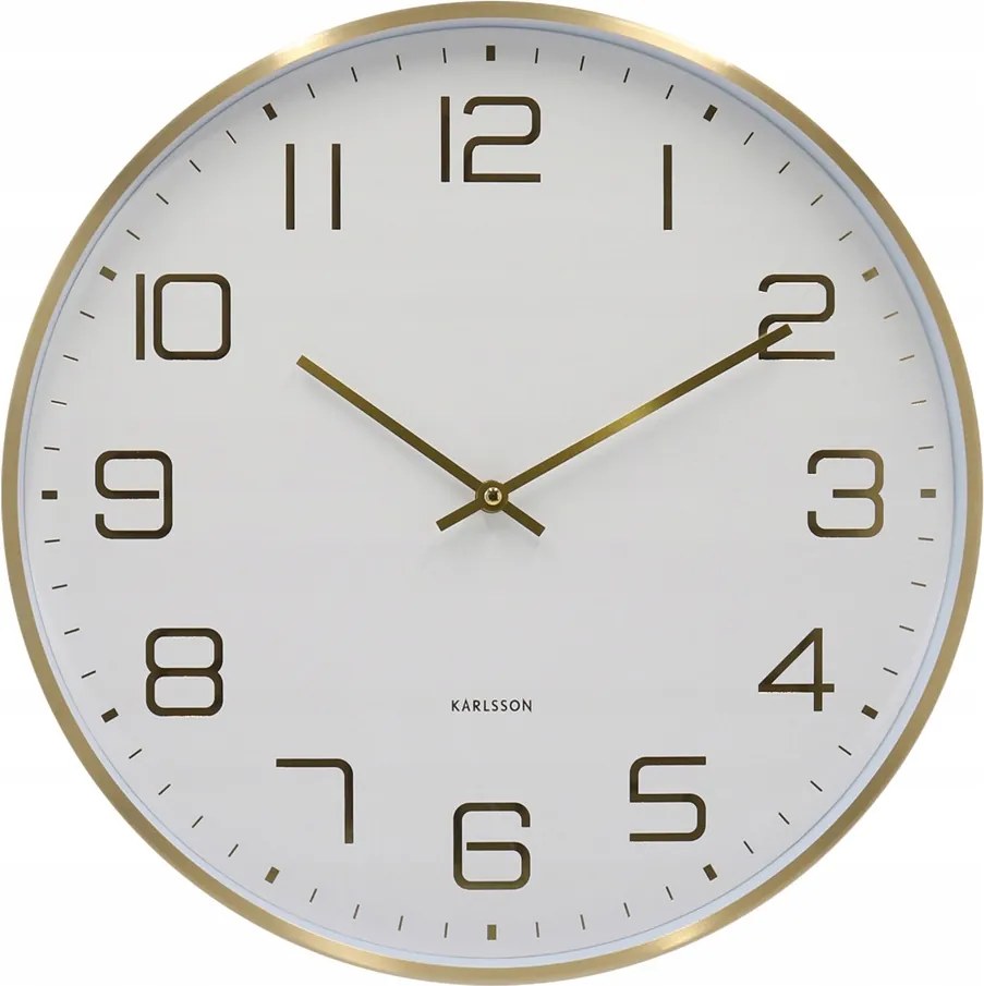 Alumínium Falióra Ø 40 CM Fehér Akkumulátoros Mélység 4,2 CM