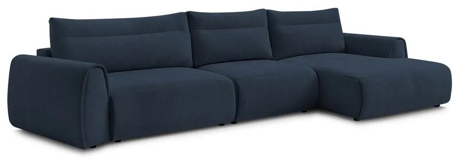 Sötétkék sarokkanapé Aden – Bobochic Paris