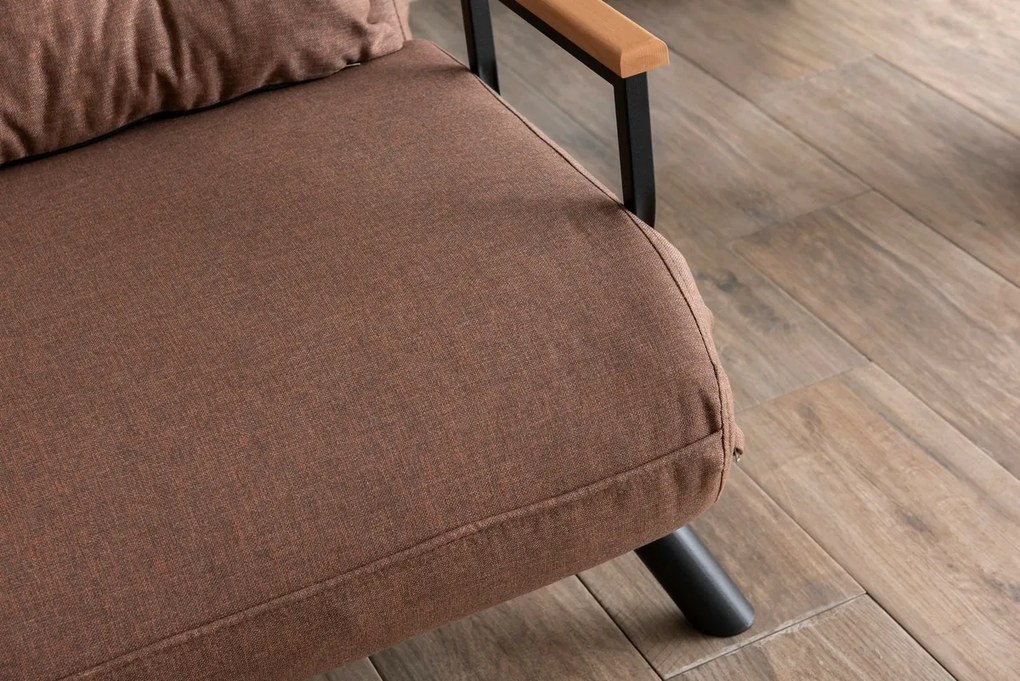 Sando 2 Light Brown kinyitható kanapé