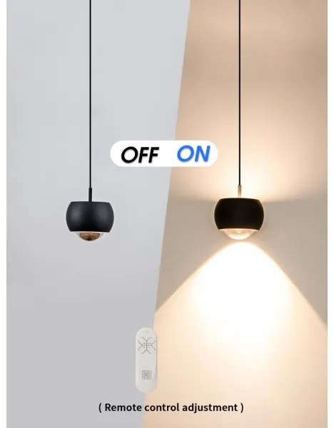 Immax NEO 07219L - LED dimmelhető DORMINE csillár 6W/230V matt fekete Tuya +DO