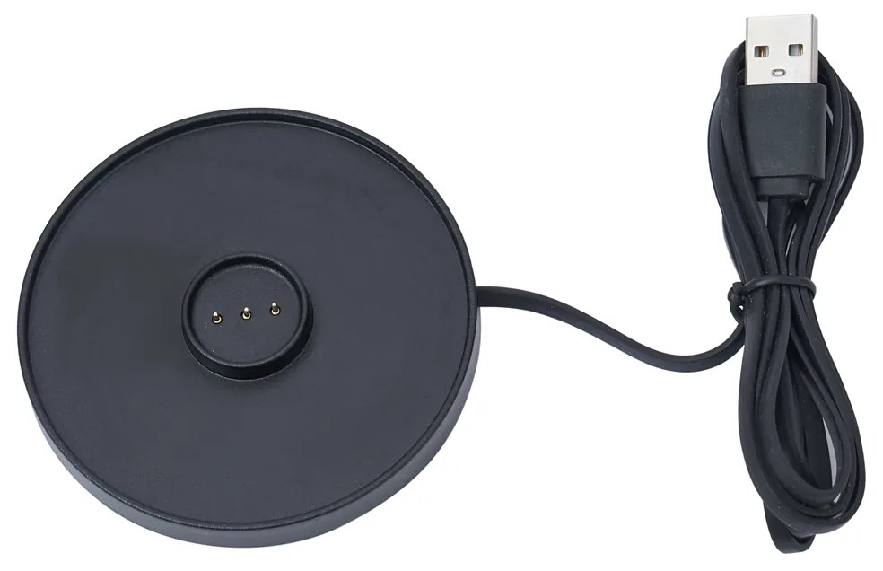 Piros asztali lámpa LED-del, IP65, újratölthető, töltőállomással - Treble