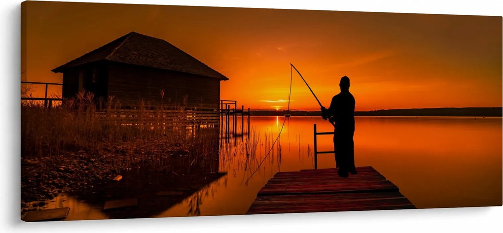 Halász képe (120x50 cm)