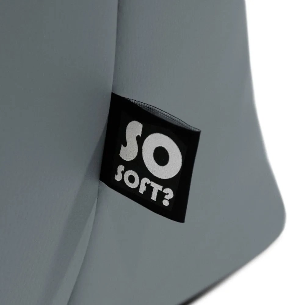 Bézs bőrutánzat babzsákfotel Icy L – So Soft?