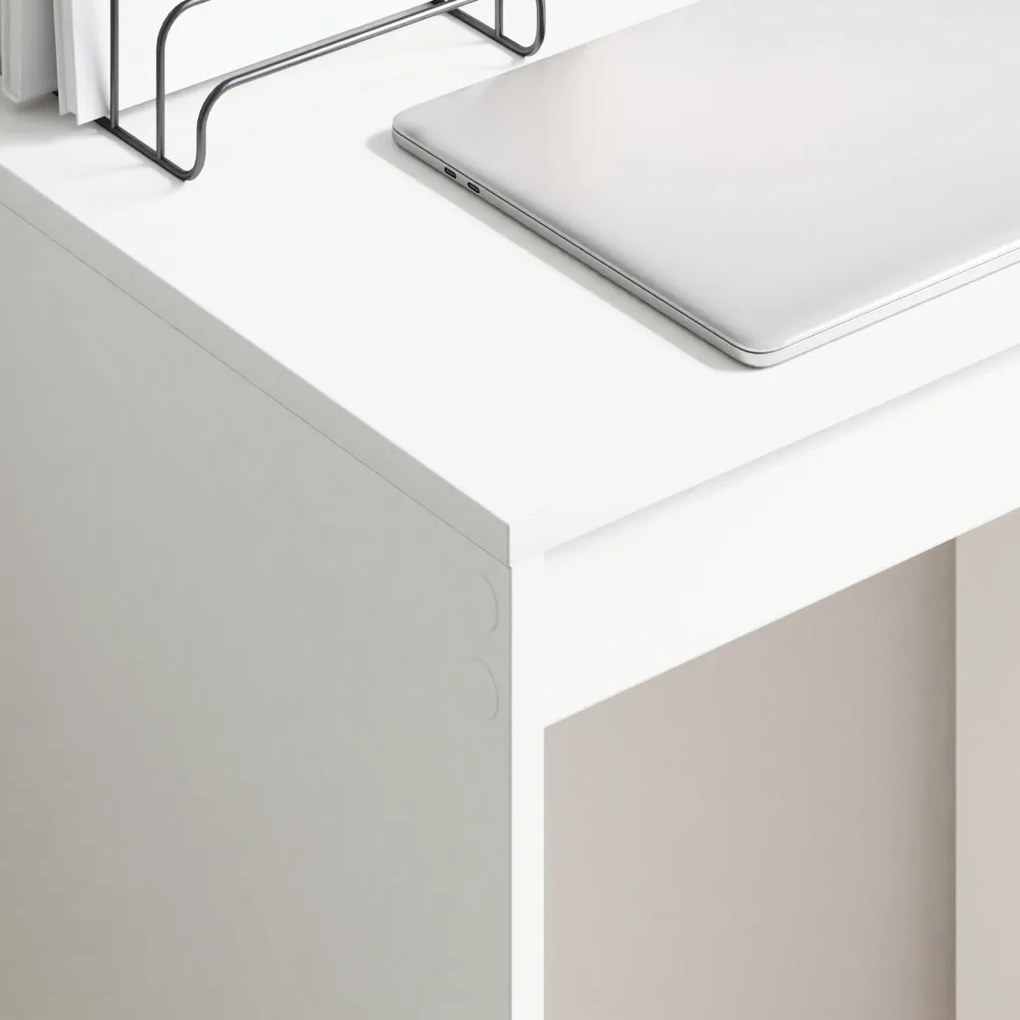 Asztal Fehér 60 x 40 x 76 cm Faanyag