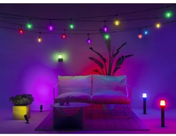 WiZ - LED RGBW dimmelhető kültéri lámpa ELPAS LED/4,8W/12/230V IP65 Wi-Fi