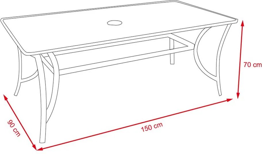 Avenberg IBIZA 8-részes kerti bútor szett