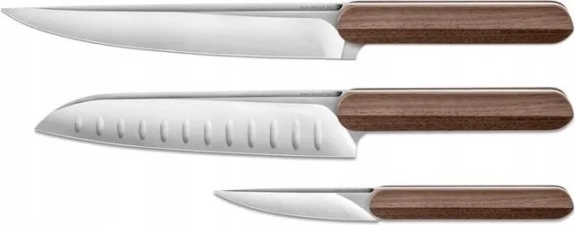 Tarrerias-Bonjean Louis Konyhai Késkészlet 3 db-os Diófa Nyél