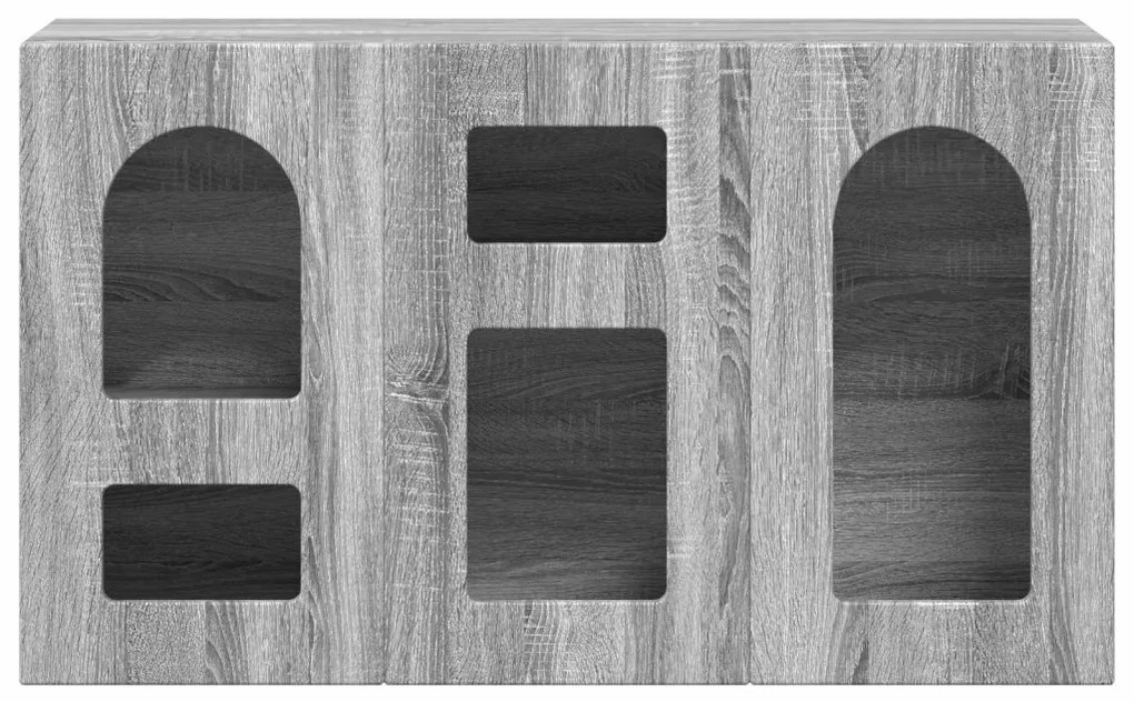 Széf Szürke Sonoma 100 x 35 x 59 cm Faanyag