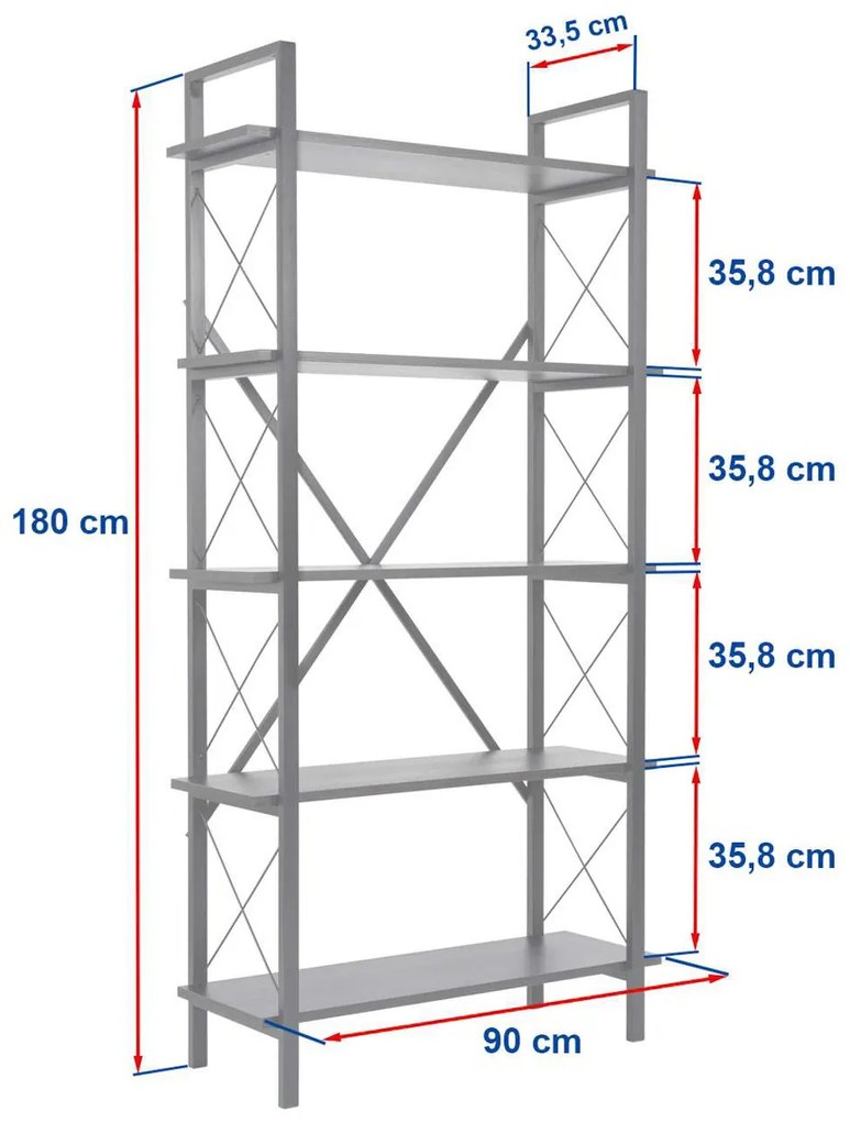 Elysian White and Black polcállvány
