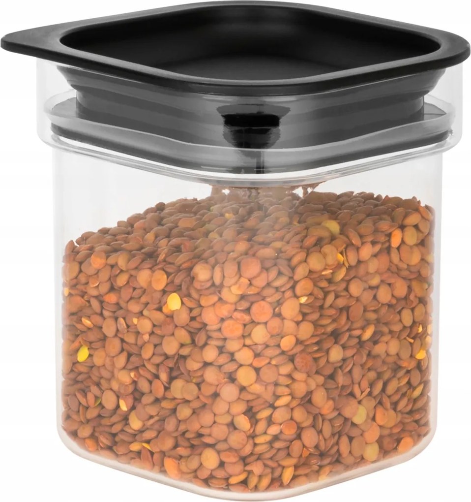 Plast Team 51700800 0,6l Hamburg Tároló Doboz Fekete