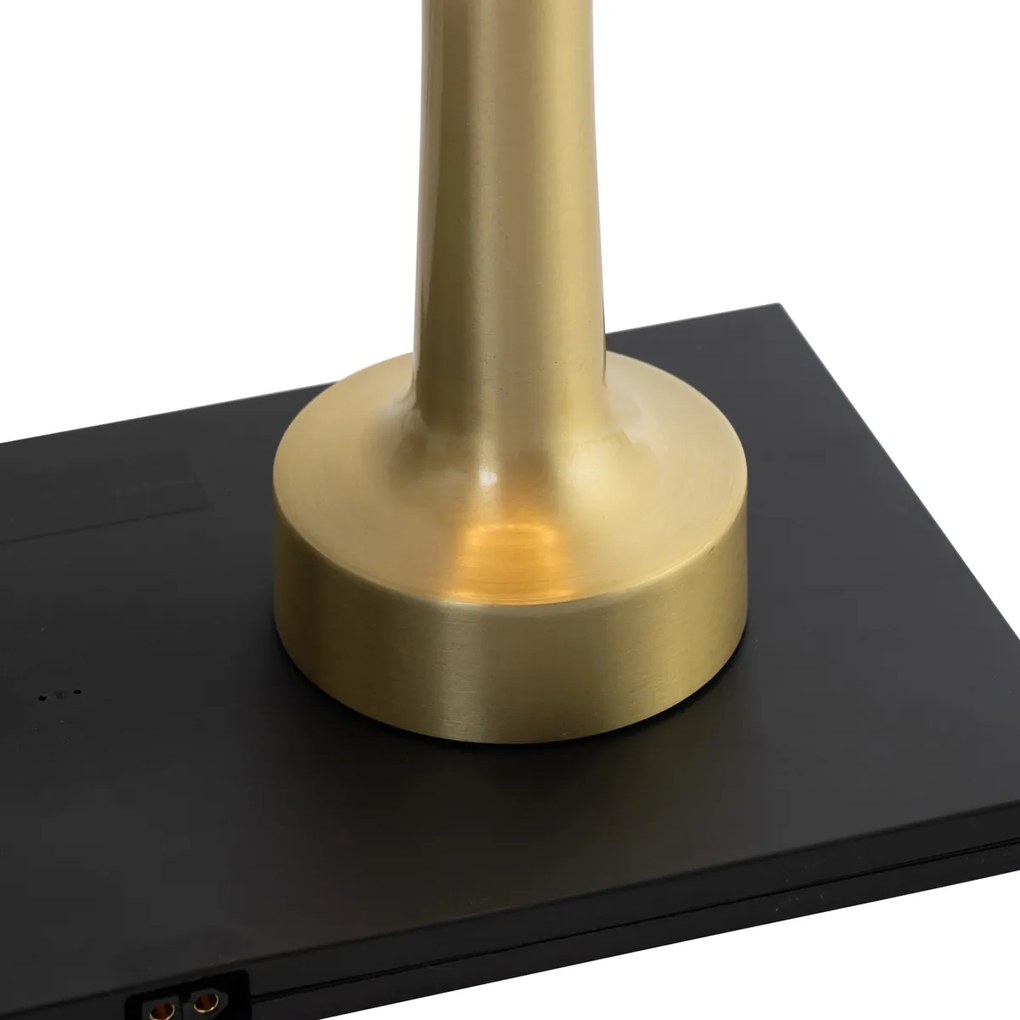 2 db arany RGBW újratölthető asztali lámpa készlet - Isobel