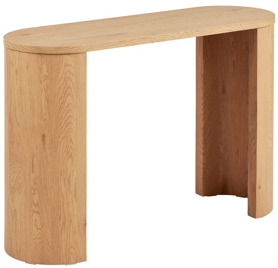 Bibione konzolasztal natúr, 38x114x75 cm